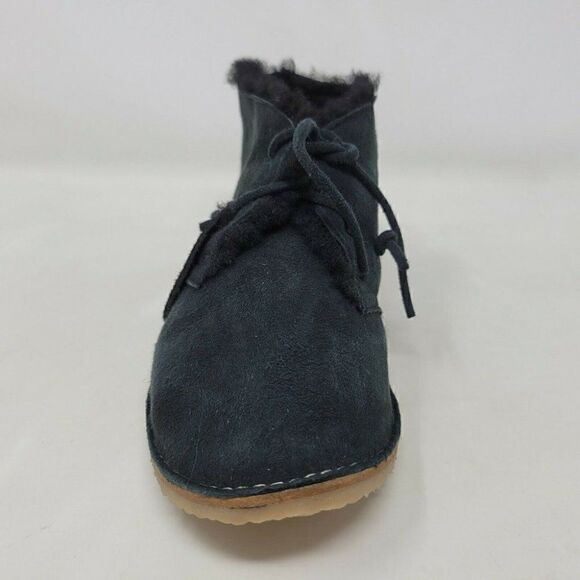 AMPUTEE RIGHT BOOT ONLY BEEK PENGUIN SUEDE SHEARLING LINED BOOTIE BLACK SIZE 6 - Picture 2 of 6